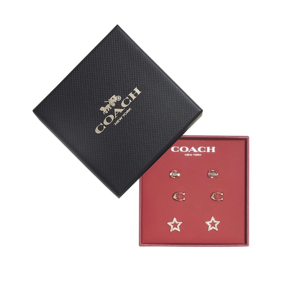COACH C Stone Star Stud Set - Picture 1 of 6